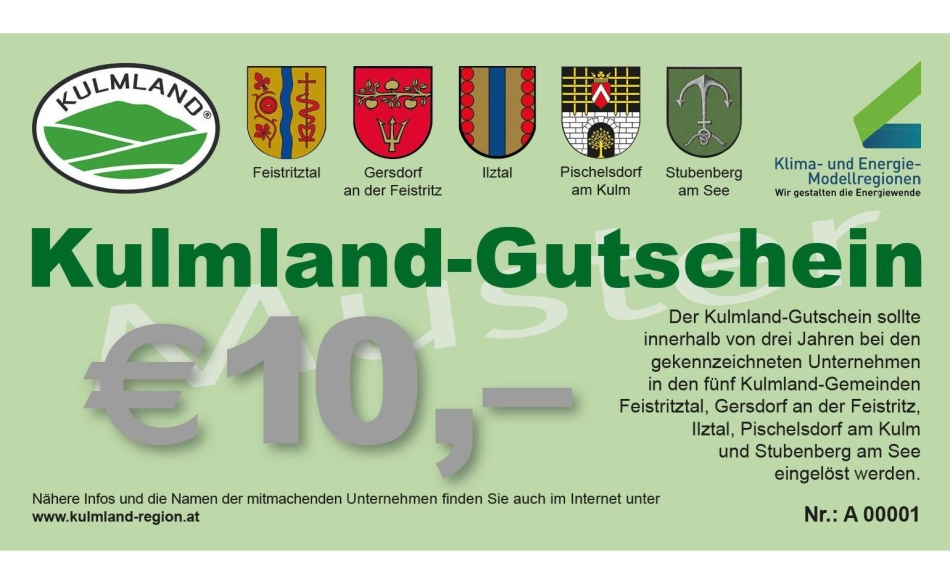 Gutschein Vorderseite